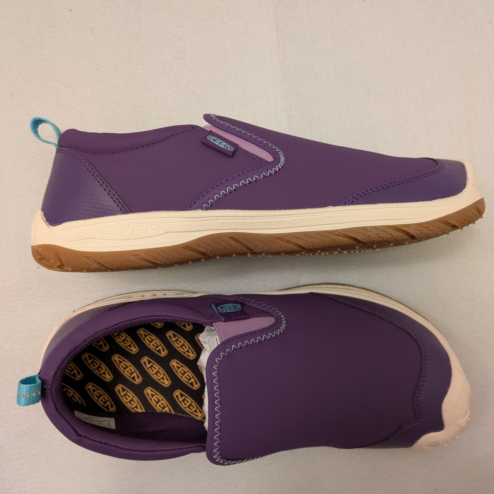 Purple Slip-On Shoes